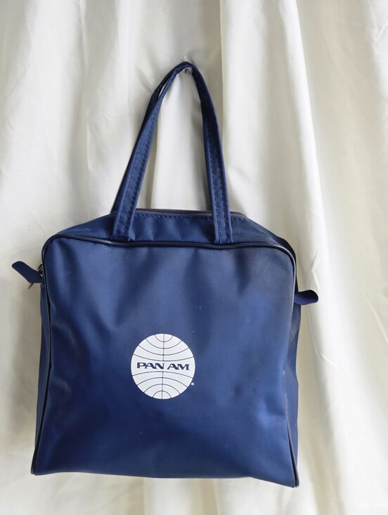 Pan Am Handbags - Vintage PAN AM Nylon /small Tote bag